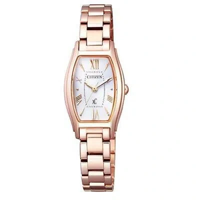 Pre-owned Citizen Xc Cross Sea Ew5543-54a Gold X Silver Eco-drive Women's Watch In Box