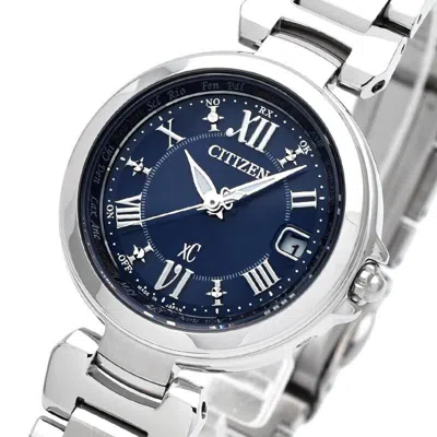 Pre-owned Citizen Xc Ec1030-50l Basic Collection Eco-drive Radio Solar Watch 27.8mm Women