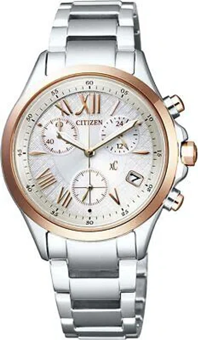 Pre-owned Citizen Xc Eco-drive Chronograph Fb1404-51a Women's Watch In Box