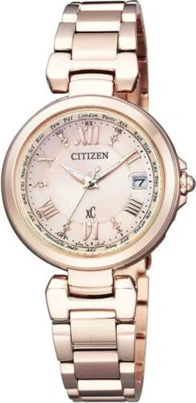 Pre-owned Citizen Xc Eco-drive Ec1032-54x Solor Radio Women's Watch In Box