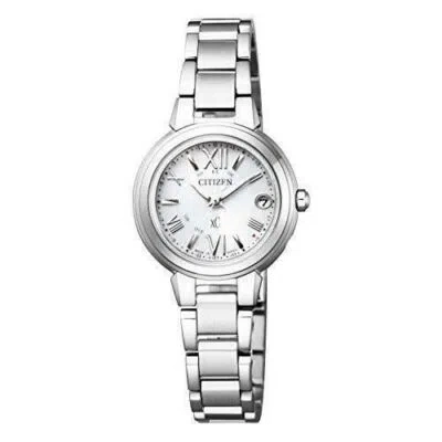 Pre-owned Citizen Xc Eco-drive Es9430-54b Solor Radio Women's Watch In Box