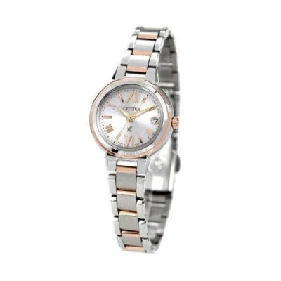 Pre-owned Citizen Xc Eco-drive Es9434-53w Solor Radio Women's Watch In Box