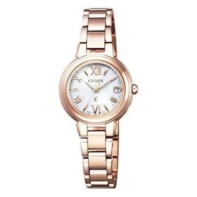 Pre-owned Citizen Xc Eco-drive Es9435-51a Solor Radio Women's Watch In Box