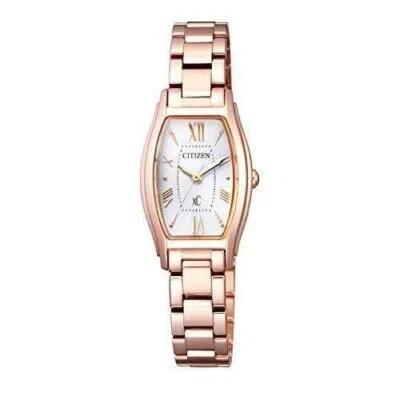 Pre-owned Citizen Xc Eco-drive Ew5543-54a Solor Women's Watch In Box