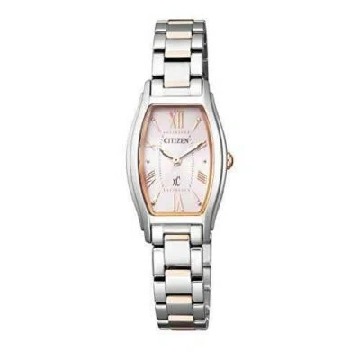 Pre-owned Citizen Xc Eco-drive Ew5544-51w Solor Women's Watch In Box