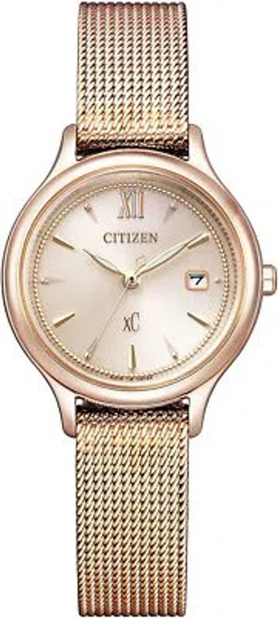 Pre-owned Citizen Xc Eco-drive Mizu Collection Ew2635-54a Solor Women's Watch