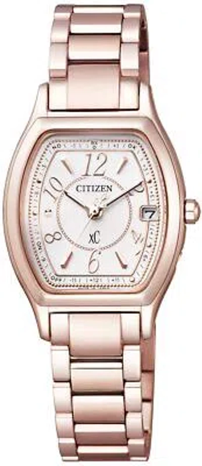 Pre-owned Citizen Xc Es9354-69a Eco-drive Titania Line Happy Flight Women's Watch