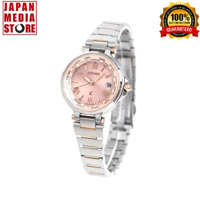 Pre-owned Citizen Xc Happy Flight Ec1014-65w Eco-drive Radio Analog Women Watch Japan