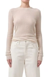 Citizen Of Humanity Alessia Crewneck Sweater In Cream In Cream