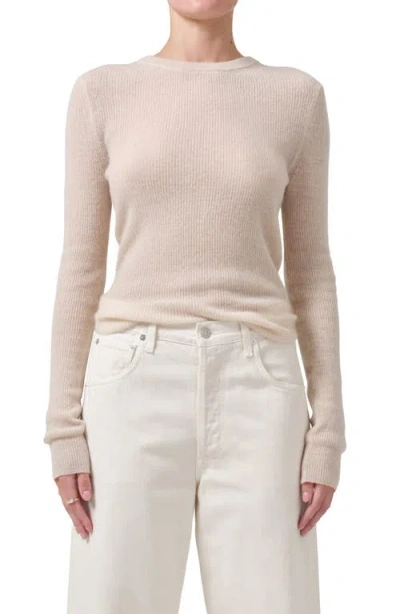 CITIZENS OF HUMANITY CITIZENS OF HUMANITY ALESSIA WOOL & CASHMERE BLEND RIB TOP