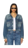 Citizen Of Humanity Alma Jean Jacket In Blue