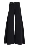 Citizens Of Humanity Amari Stretch High-rise Ultra Wide-leg Jeans In Black Currant
