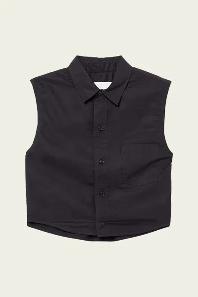 Citizens Of Humanity Anders Sleeveless Crop Top In Black