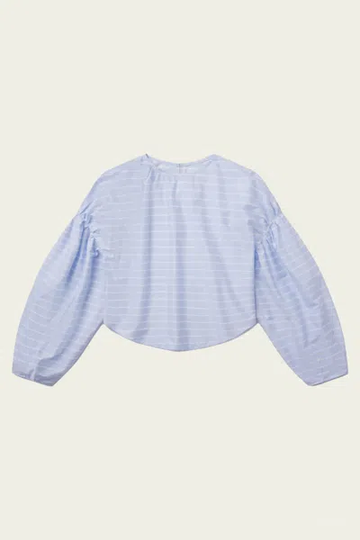 Citizens Of Humanity Anika Top In Rhode Stripe In Blue