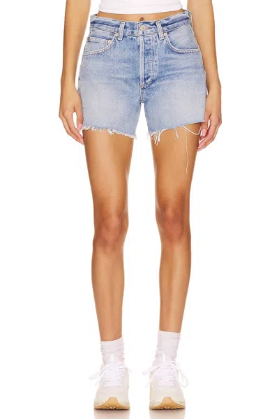 Citizen Of Humanity Annabelle Long Vintage Relaxed Short In Gemini In Multi