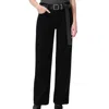 Citizen Of Humanity Annina High Rise Wide Leg 33" Corduroy In Black In Black