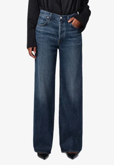 Citizen Of Humanity Annina High-rise Rigid Wide-leg Jeans In Pinnacle