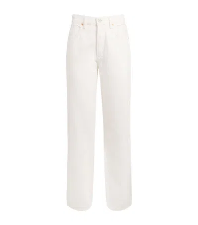 Citizen Of Humanity Citizens Of Humanity Palma High Rise Straight Leg Jeans In Soft White