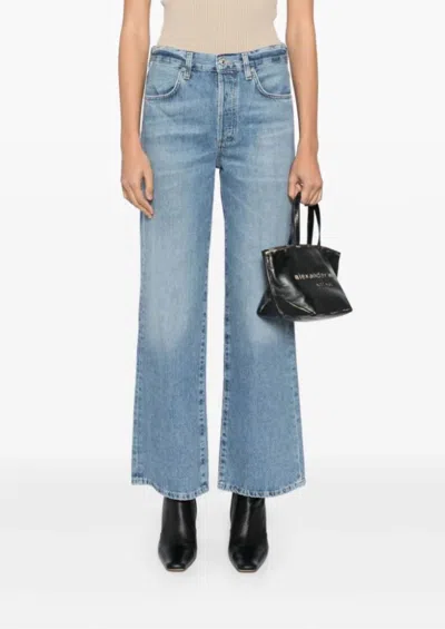 Citizens Of Humanity Annina High Waist Wide Leg Jean In Meuse In Blue