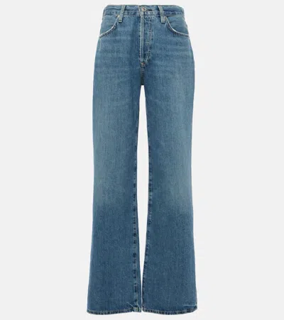 Citizen Of Humanity Blue Wide Leg Jeans