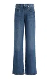 Citizens Of Humanity Blue Annina High Rise Wide Leg 33 Jeans In Blue