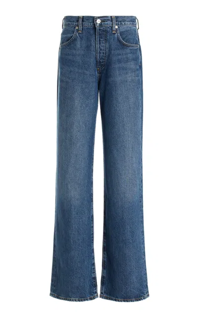 CITIZENS OF HUMANITY ANNINA STRETCH HIGH-RISE WIDE-LEG JEANS