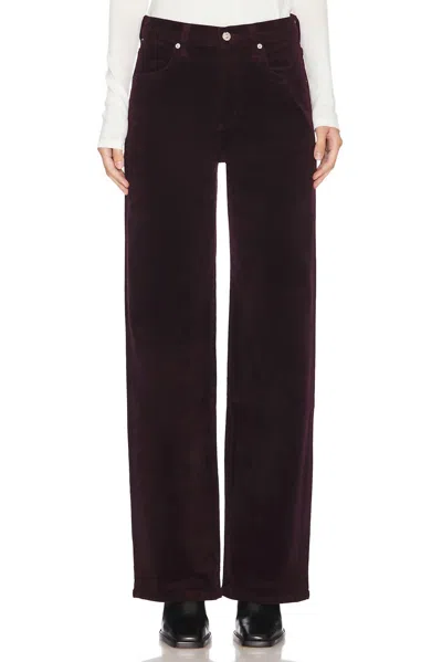 Citizen Of Humanity Annina Trouser In Bordeaux In Burgundy