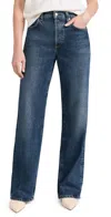 Citizens Of Humanity Blue Annina High Rise Wide Leg 33 Jeans In Westwood