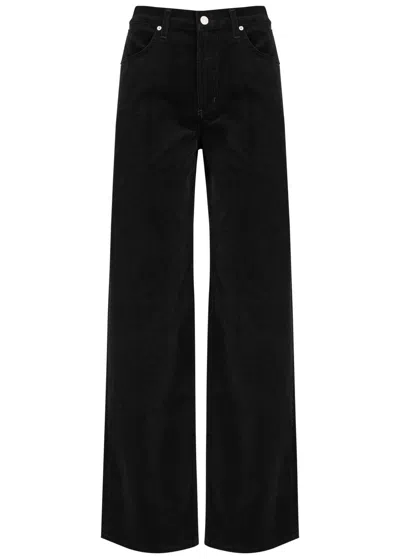 Citizens Of Humanity Annina Wide-leg Corduroy Jeans In Black