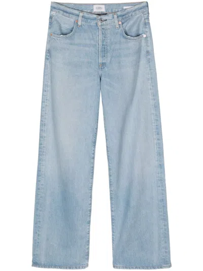Citizens Of Humanity Annina Wide-leg Jeans In Blue