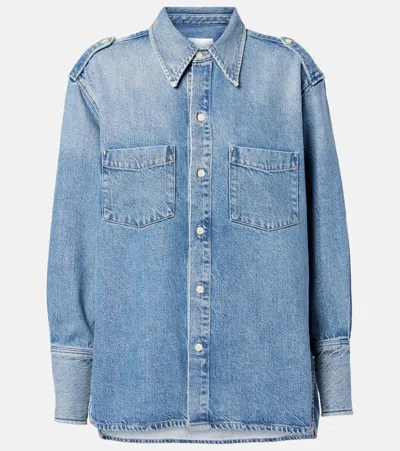 Citizen Of Humanity Ari Denim Overshirt In Blue