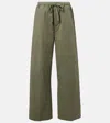 Citizen Of Humanity Aurora Cotton And Linen Wide-leg Pants
