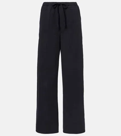 Citizens Of Humanity Aurora Cotton And Linen Wide-leg Pants