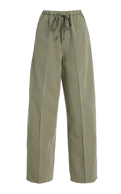 Citizens Of Humanity Aurora Cotton-flax Drawstring Pants
