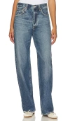 Citizen Of Humanity Ayla Baggy Cuffed Crop In Blue