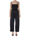 Citizen Of Humanity Citizens Of Humanity Ayla High Rise Baggy Cuffed Jeans In Black