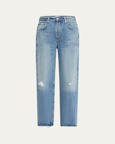 Citizen Of Humanity Ayla Baggy Distressed Jeans In Solano