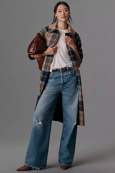 Citizens Of Humanity Ayla Baggy High-rise Wide-leg Jeans In Blue