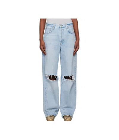 Citizen Of Humanity Ayla Baggy Jeans In Pagoda (lt Indigo)