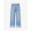 Citizens Of Humanity Womens Brielle Ayla Wide-leg Mid-rise Recycled-denim Jeans In Gemini