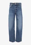 Citizen Of Humanity Citizens Of Humanity Ayla Baggy Cuffed Crop Jeans In Blue