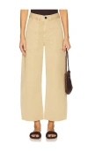 Citizen Of Humanity Ayla Cargo Crop In Yellow