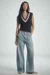 Citizen Of Humanity Ayla Cargo High-rise Tapered Jeans In Blue