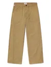 Citizen Of Humanity Citizens Of Humanity Ayla Wide Leg Utility Twill Pants In Brown