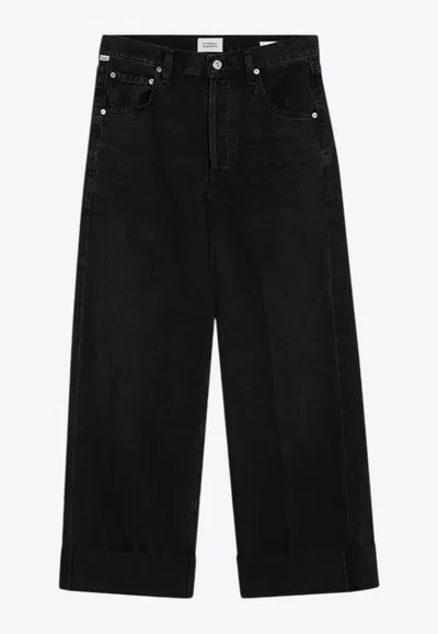 Citizen Of Humanity Ayla Classic Baggy Jeans In Black