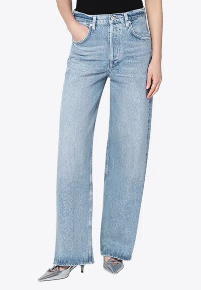 Citizens Of Humanity Ayla Classic Baggy Jeans In Blue