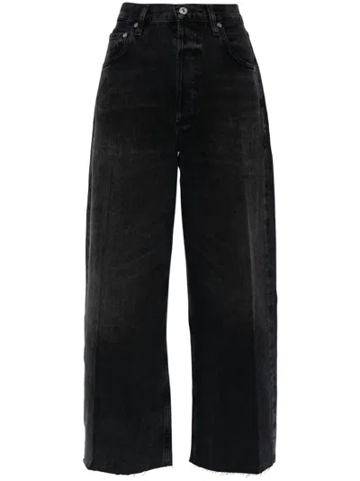 Citizens Of Humanity Ayla Cropped Jeans In 黑色