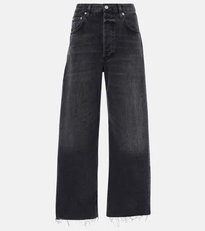 CITIZEN OF HUMANITY AYLA CROPPED WIDE-LEG JEANS