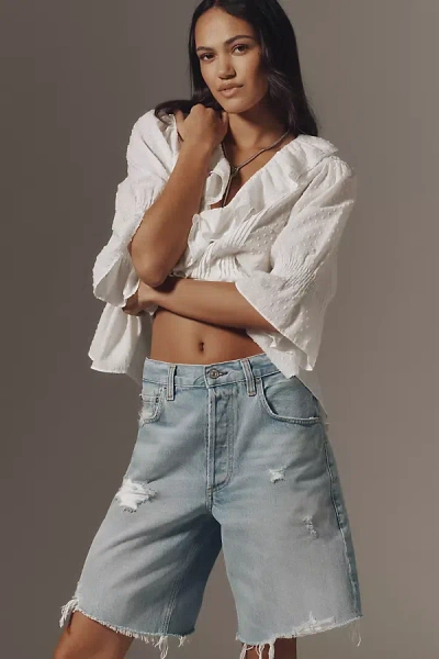 Citizens Of Humanity Ayla Denim Shorts In Blue