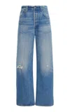 Citizens Of Humanity Ayla Distressed Rigid High-rise Baggy Jeans In Medium Wash